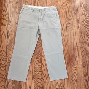 Polo Ralph Lauren Chino Pants Mens 36x30 Gray Classic Fit Cotton Preppy Casual